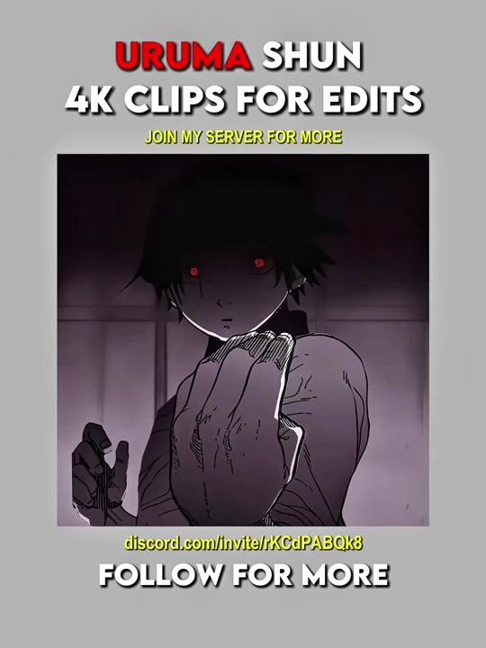 tiklocker_Uruma Shun Jūjika no Rokunin manga 4k clips for edits #freeclips #edi....mp4